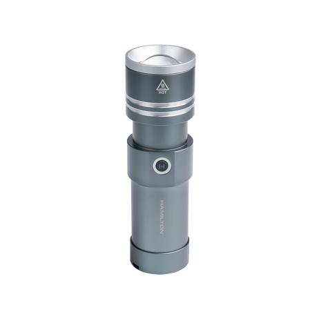 Hamilton Zoomable LED Flashlight 25W 12000LM with Power Bank HT994FL