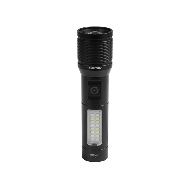 Rechargeable Zoomable LED Flashlight + Emergency Mode – HT9954-ZL
