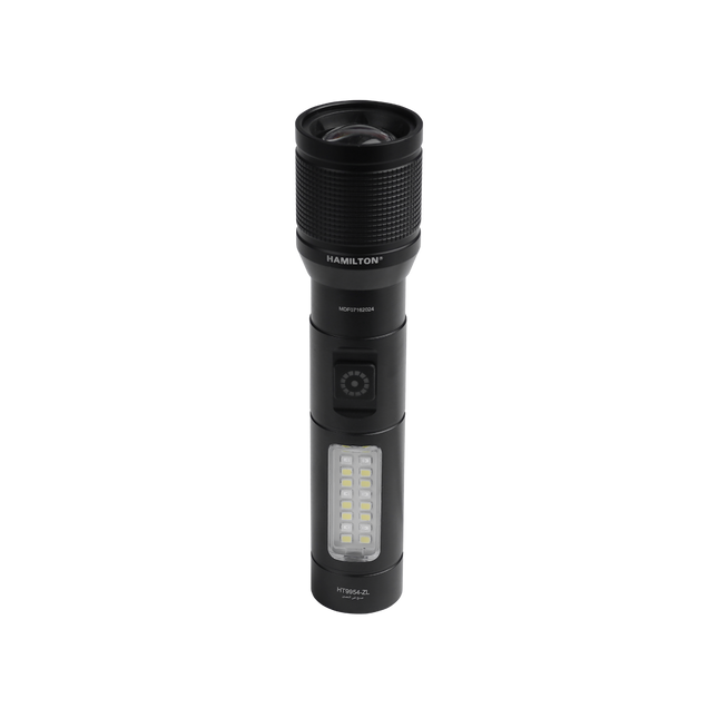Rechargeable Zoomable LED Flashlight + Emergency Mode – HT9954-ZL