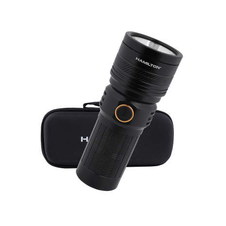 Hamilton Rechargeable Flashlight 30W 4000LM with Power Bank & 6 Modes HT9959FL