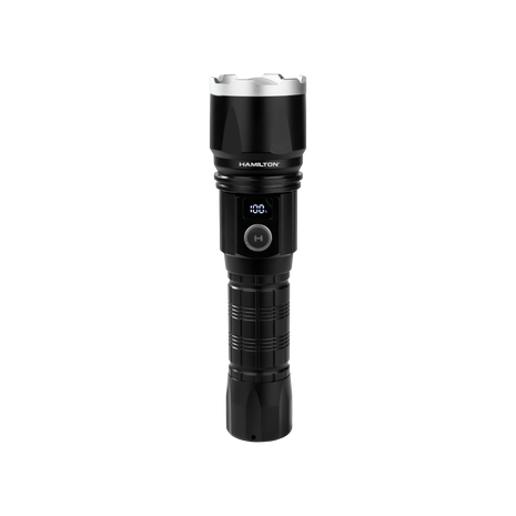 Hamilton Waterproof Zoomable LED Flashlight 25W with Digital Display HT9968ZL