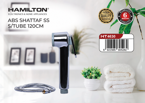 Hamilton Bidet Shattaf Sprayer with Stainless Steel Hose 120cm HT4630
