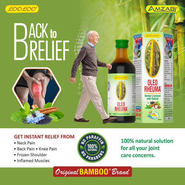 OLEO RHEUMA Herbal Liniment Oil 200ML (Model OLEO200ML)