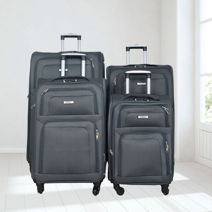 Oral Soft Trolley Bag Set 4 Piece 4 Wheel Model ORA4D