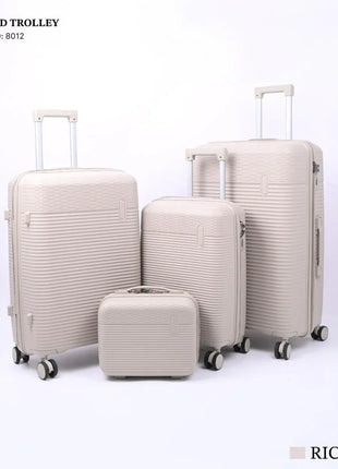 PP Hard Travel Trolley Beauty Case Bag Set 4 Piece Model PP4D - Hamilton Qatar | Al Shabib