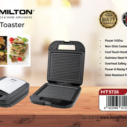 Hamilton Grill Toaster HT5726 | Al Shabib Qatar - Hamilton Qatar | Al Shabib