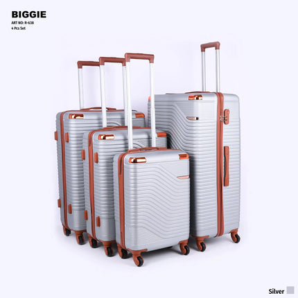 Biggie Hard Trolley Bag Set 4 Piece Model BIG4D