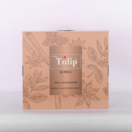 Golden Tulip Flannel Box Blanket 220 x 240 cm Model GTFLANNEL