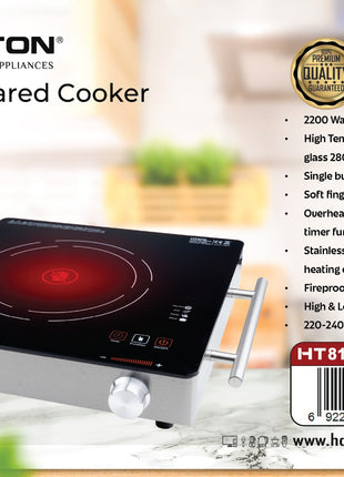Hamilton Digital Infrared Cooker 2200W Single Burner HT817