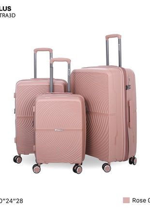 Travelus Hard Trolley 3-Piece Set 20 24 28 Inch - Model TRA3D