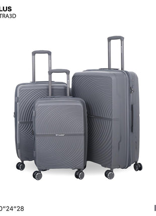 Travelus Hard Trolley 3-Piece Set 20 24 28 Inch - Model TRA3D