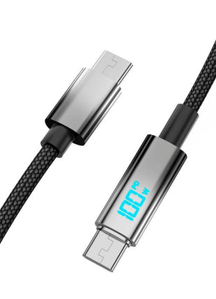 Al Shabib ASPOR A089 USB - C TO USB - C 100W CABLE WITH DISPLAY Qatar