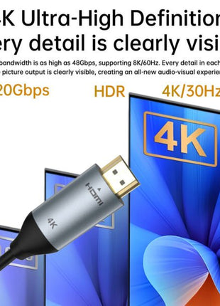 Al Shabib ASPOR A271 USB - C TO HDMI DIGITAL HD CABLE 4K ULTRA HD Qatar