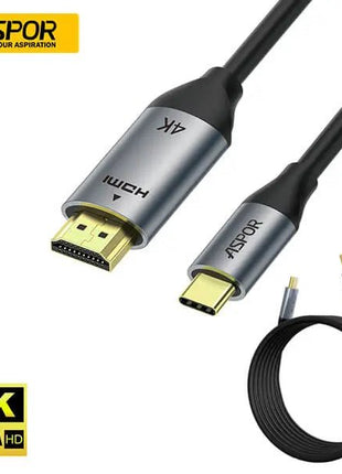 Al Shabib ASPOR A271 USB - C TO HDMI DIGITAL HD CABLE 4K ULTRA HD Qatar