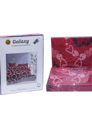 Al Shabib Galaxy Bed Sheet Set 3 Piece Day and Night Model GA1240 Qatar
