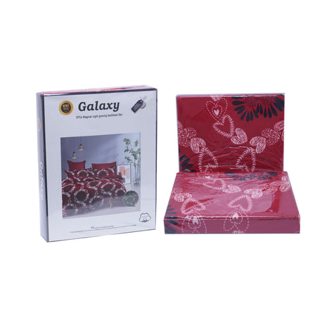 Al Shabib Galaxy Bed Sheet Set 3 Piece Day and Night Model GA1240 Qatar