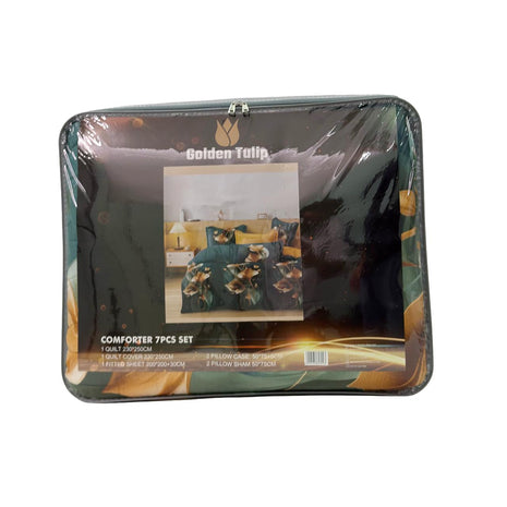 Al Shabib Golden Tulip Comforter Set 7 Piece 230 x 250 cm Model GOL6923 Qatar