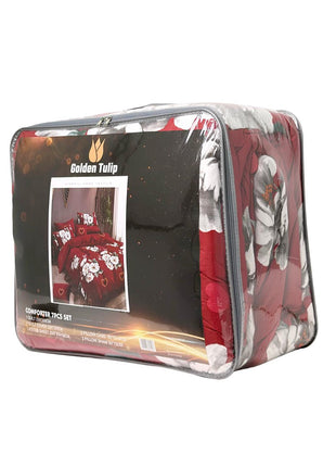 Al Shabib Golden Tulip Comforter Set 7 Piece 230 x 250 cm Model GOL6923 Qatar