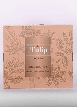 Al Shabib Golden Tulip Flannel Box Blanket 220 x 240 cm Model GTFLANNEL Qatar