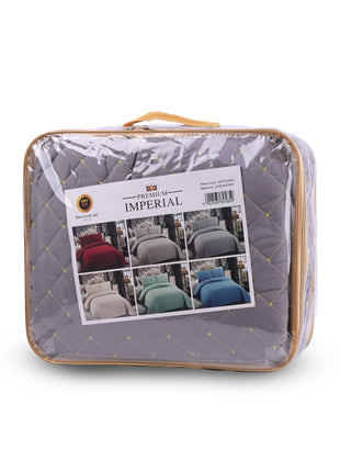 Al Shabib Imperial Premium Bed Cover Set 3 Piece King Size 220 x 240 cm Model IM5859 Qatar