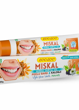 Al Shabib LooLoo Herbal Dental Gel Miskal Toothpaste 100GM (Model PASTE100GM) Qatar