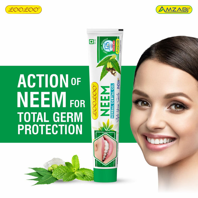 Al Shabib LooLoo Herbal Dental Gel Neem Toothpaste 100GM (Model PASTE100GM) Qatar