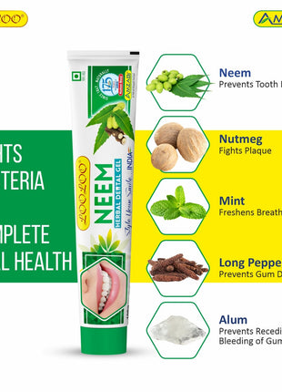 Al Shabib LooLoo Herbal Dental Gel Neem Toothpaste 100GM (Model PASTE100GM) Qatar