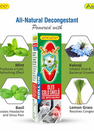 Al Shabib OLEO COLD SHIELD Oil 8ML (Model OLEO8ML) Qatar