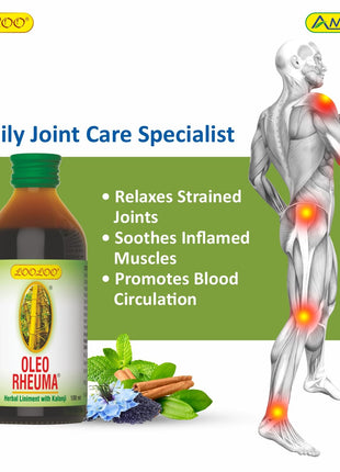 Al Shabib OLEO RHEUMA Herbal Liniment Oil 100ML (Model OLEO100ML) Qatar