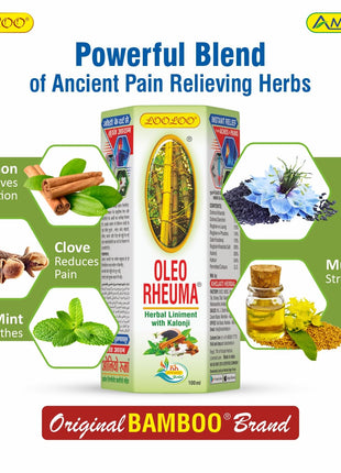 Al Shabib OLEO RHEUMA Herbal Liniment Oil 100ML (Model OLEO100ML) Qatar