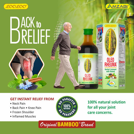 Al Shabib OLEO RHEUMA Herbal Liniment Oil 200ML (Model OLEO200ML) Qatar