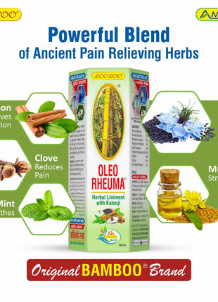 Al Shabib OLEO RHEUMA Herbal Liniment Oil 200ML (Model OLEO200ML) Qatar