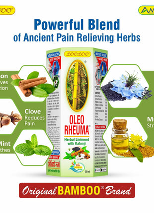 Al Shabib OLEO RHEUMA Herbal Liniment Oil 50ML (Model OLEO50ML) Qatar