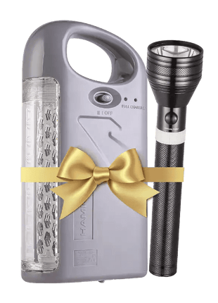 Al Shabib Rechargeable Emergency Light + Search Light Combo – HT9764 Qatar