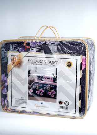 Al Shabib Solaran Soft Double Comforter Set 6 Piece Model SOS6PC Qatar