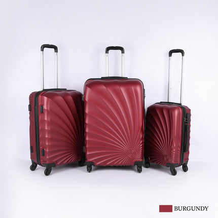 ABS Hard Trolley Bag Set 3 Piece Model ABS3D