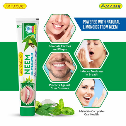 LooLoo Herbal Dental Gel Neem Toothpaste 100GM (Model PASTE100GM)