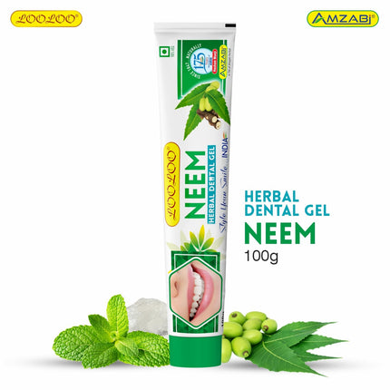 LooLoo Herbal Dental Gel Neem Toothpaste 100GM (Model PASTE100GM)