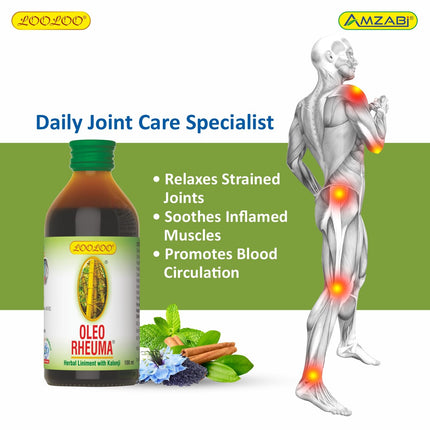 OLEO RHEUMA Herbal Liniment Oil 100ML (Model OLEO100ML)