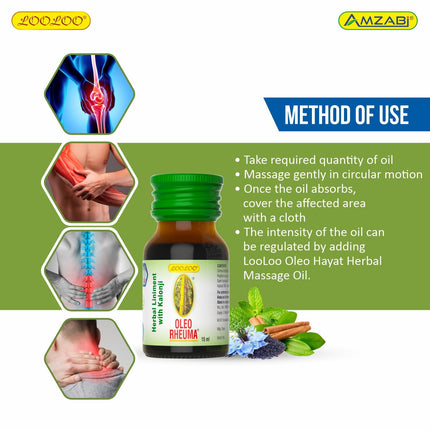 OLEO RHEUMA Herbal Liniment Oil 15ML (Model OLEO15ML)
