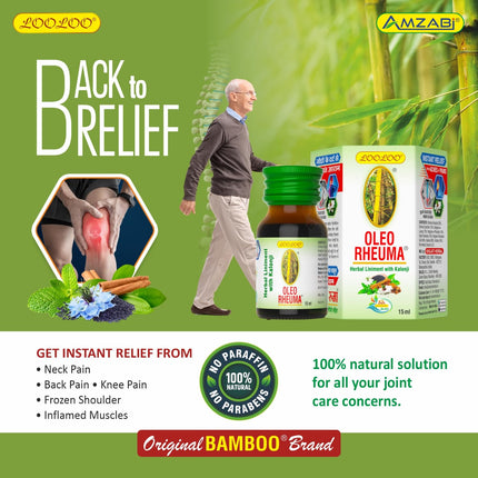OLEO RHEUMA Herbal Liniment Oil 15ML (Model OLEO15ML)