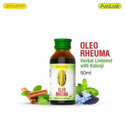 OLEO RHEUMA Herbal Liniment Oil 50ML (Model OLEO50ML)