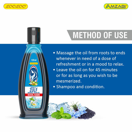 ROSHAN E ZULF Herbal Hair Oil 120ML (Model ZULF120ML)